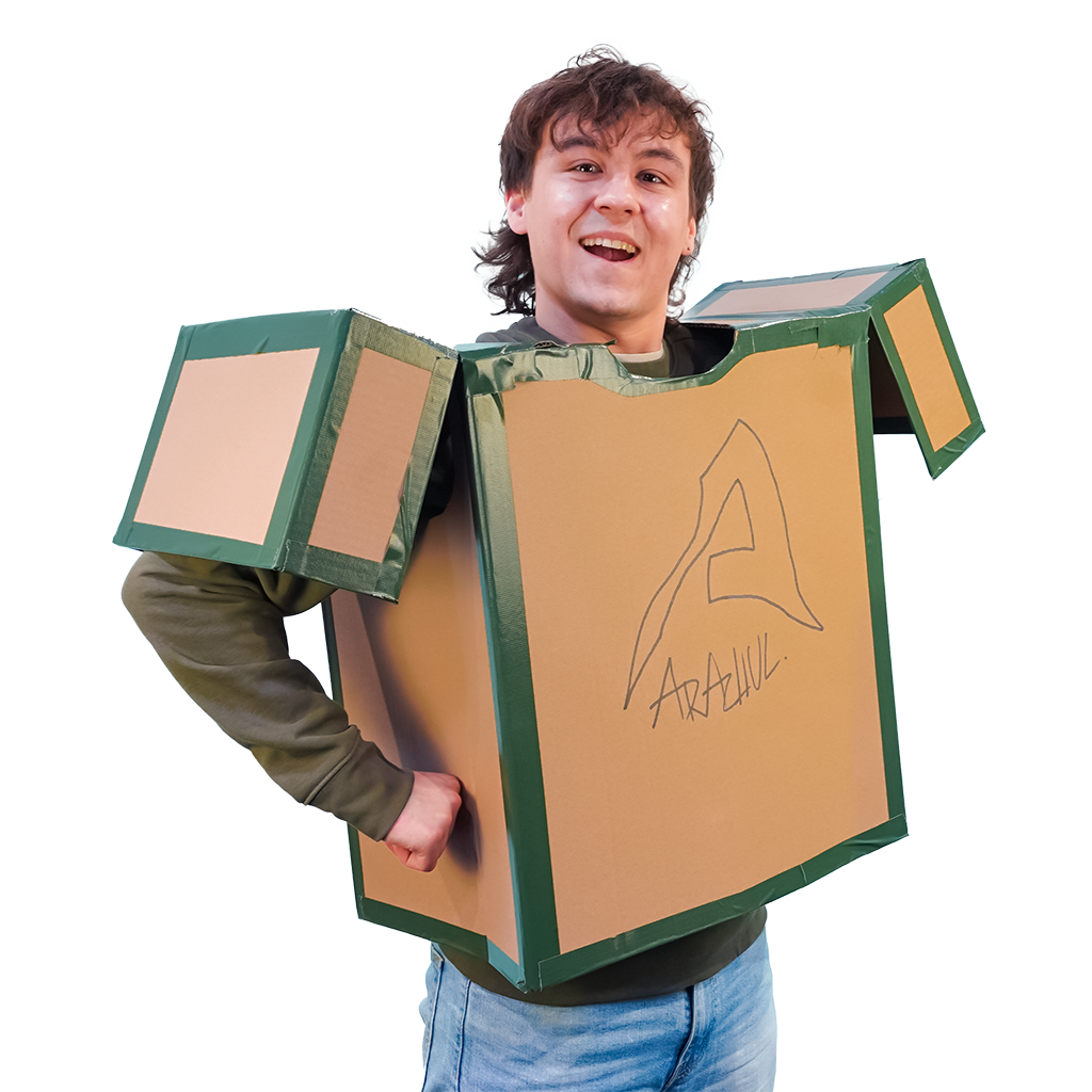 Arazhul Studios Exklusiver Luxus Papp-Pullover